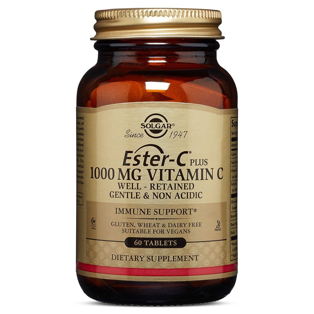 Solgar Ester-C Plus Vitamin C -- 1000 Mg - 60 Tablets